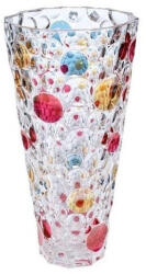 Bohemia Jihlava 1845 Vază decorativă din cristal Bohemia Lisboa, multicolor, H30.5 cm