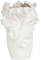 Eurolamp Vază decorativă Eurolamp din ceramică stoneware, albă, 24, 5 cm