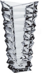 Crystal Bohemia Vază decorativă din cristal Bohemia Rocky, transparentă, H30, 5 cm