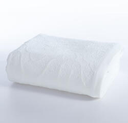 Nef Nef Homeware Pătură pat dublu 100% bumbac 230x250 cm, Nef-Nef Starige, albă Patura