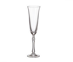 Crystal Bohemia Set 6 pahare sampanie Bohemia Crystal Parus 190 ml transparent Pahar