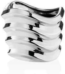 Moda Argenti Bol decorativ Moda Argenti Melody, rășină argintie, 17.5 x 15 cm Castron
