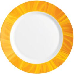 Bormioli Rocco Farfurie întinsă sticlă opal 23, 5 cm Bormioli Rocco Careware Natura Ocra, galben-ocru