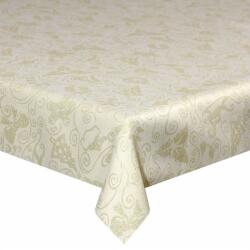 Tognana Față de masă dreptunghiulară Tognana Gold Gift din poliester, 140x240 cm, auriu, model de Crăciun Fata de masa
