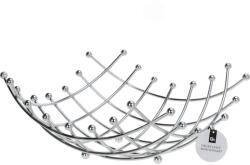Koopman Fructieră din metal cromat, 31 cm, rotundă, Koopman Castron