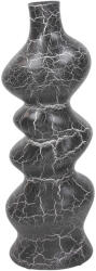 Andrea Fontebasso Vază decorativă din ceramică Andrea Fontebasso Spider, negru cu alb, H48 cm