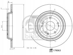 Febi Bilstein Féktárcsa FE179063