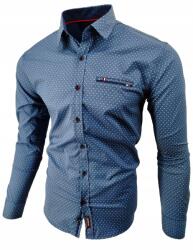  Férfi Ing Indigó Hosszú Ujjú Raw 2368 Gallér 51/52 Méret: 5XL XXXXXL
