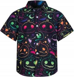  Fiú Halloween rövid ujjú ing 11-12 éves méret