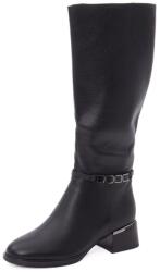 Feeling Cizme dama din piele naturala, Feeling 27-005-03, negru