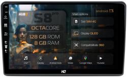 HUB64 Navigatie Dacia Duster (2024+) 8GB RAM Android Octacore Slot Sim 4G DSP GPS Wi-FI Carplay Android Auto USB Bluetooth Waze Touchscreen 9 Inch (HB-649008+AD-BGRKIT381)
