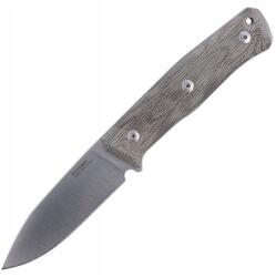lionSTEEL LionSteel Bushcraft Green Canvas kés, szatén penge (B35 Cvg) (B35 CVG)
