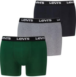 Levi's Slipuri pentru bărbați Green, Grey, Black 3Pachet 701236673-009 (701236673-009)
