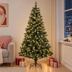  Brad de Crăciun artificial 210 cm 300 LED-uri Alb cald (3461318-3461318)