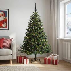  Brad de Crăciun artificial cu glob 210 cm 300 LED-uri Alb cald (3466362-3466362)