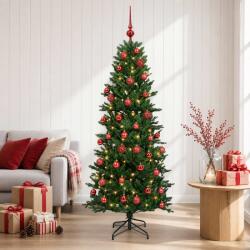  Brad de Crăciun artificial cu glob 120 cm 150 LED-uri Alb cald (3465851-3465851)