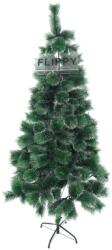 Flippy Brad artificial de Craciun tip pin nins, pentru interior exterior, inaltime 210 cm, Flippy, verde, suport metalic inclus