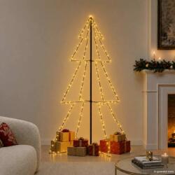  Brad Crăciun conic 240 LED-uri, 118x180 cm, interior & exterior (328581-328581)