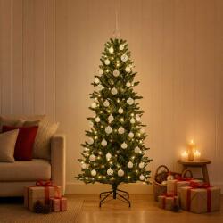  Brad de Crăciun artificial cu glob 120 cm 150 LED-uri Alb cald (3466043-3466043)