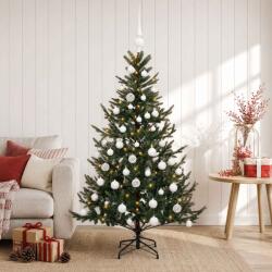  Brad de Crăciun artificial cu glob 120 cm 150 LED-uri Alb cald (3466069-3466069)