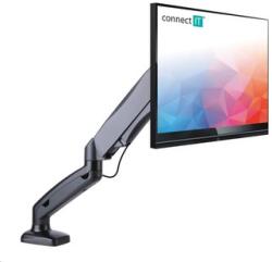 CONNECT IT SingleArm asztali tartó 1 monitorhoz, 30 év garancia, FEKETE