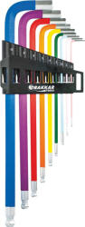  DRAKKAR hosszú imbuszkulcskészlet, 1, 5-10 mm, 9 db (68423) (SOD-68423)