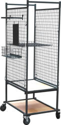  DRAKKAR mobil alkatrésztartó kocsi oldalrácsokkal, 600 × 900 × 1950 mm (09060) (SOD-09060)