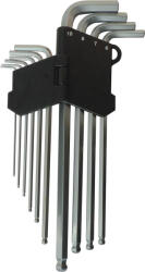  DRAKKAR extra hosszú imbuszkulcskészlet, 1, 5-10 mm, 10 db (10706) (SOD-10706)