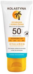Kolastyna Napvédő emulzió Védelem és Hidratálás SPF 50, 80 ml, vízálló, hialuronsavval (169189)
