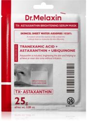 Dr. Melaxin TX Astaxanthin Brightening Serum Mask fehérítő gézmaszk egységesíti a bőrszín tónusait 5x25 g