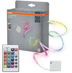 OSRAM - Bandă LED RGB reglabilă FLEX BATTERY 5m LED/5W/4xAA + telecomandă (P228299)