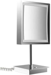 Emco Pure (LED) kozmetikai tükör 20.3x34.4 cm négyzet alakú világítással króm 109406015 (109406015)