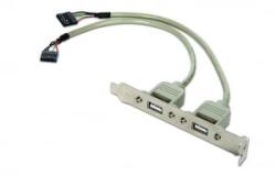 Gembird USB port hátlapi kivezetés (CCUSBRECEPTACLE) (CCUSBRECEPTACLE)