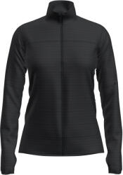 icebreaker Women Merino Blend 300 RealFleece Descender LS Zip női funkcionális pulóver M / fekete