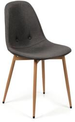 HOUSE 5 Set de scaune de sufragerie, 85x45x52 cm, gri închis, 4 bucă (100285)
