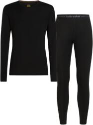 Icebreaker M 175 Everyday LS Crewe and Leggings Set férfi funkcionális szett M / fekete