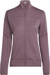 icebreaker W M 300 Descender LS Zip női funkcionális pulóver L / lila