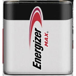 Energizer 4, 5V-os laposelem, alkáli mangán, Energizer Max 3R12, 3LR12, 1203, V4912, MN1203, 312G, LR12, 4, 5 V Block (301530300)