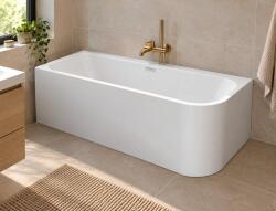 Ebaie Cada freestanding Aria, 150 cm colț stânga, alb (ARI-150-ST)