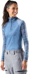 Smartwool Women's Classic Thermal Merino Base Layer 1/4 Zip női funkcionális felső M / kék