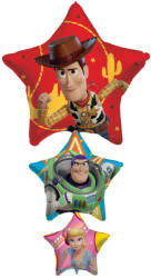 Disney Játékháború Stars fólia lufi 64x119 cm (PNN97488)