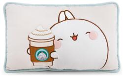 NICI Perna Pufoasa NICI Molang 43x25cm - Design Pastel cu Cafea To-Go (52294633)