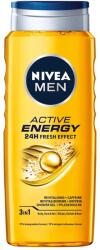 Nivea Gel de dus 3-in-1 NIVEA MEN Active Energy 500ml, cu Koffein, pentru corp, fata si par (54781438)