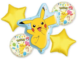 Pokémon Party fólia lufi 5 db-os szett (PNN98600) - kreativjatek