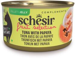 Schesir 24x75g Schesir Cat Fruit Selection tonhal & papaya aszpikban nedves macskatáp