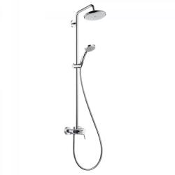 GROHE Sistem de dus Hansgrohe Croma 220, aparent, 220 mm, 1 functie, crom, 27222000 (27222000)