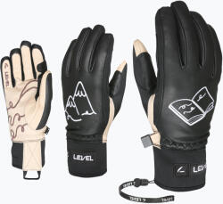 Level Mănuși de schi pentru femei Level Ivory pk black