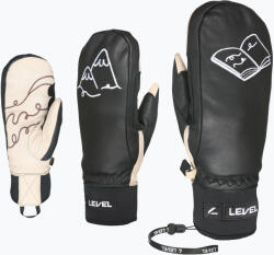 Level Mănuși de schi pentru femei Level Ivory Mitt pk black
