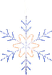MagicHome Karácsonyi díszvilágítás, MagicHome Vianoce, hópehely, 72 LED, átmérő: 57 cm, vegyes színek, IP44, beltéri/kültéri (TC8092328)