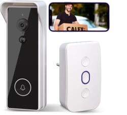 Calex Set Sonerie video Calex Smart 2K cu difuzor wireless WiFi Negru (5501000801)